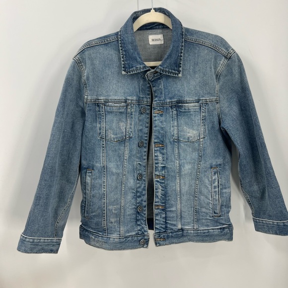 Hudson Jeans Jackets & Blazers - Hudson BROC collared distressed denim jacket M unisex